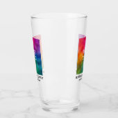 Zakelijke Logo Hier Sjabloon Gepersonaliseerd Bier Glas (Links)