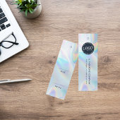 Zakelijke Logo Holografische Kleding Prijs Label Mini Visitekaartjes