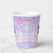 Zakelijke Logo iriserende Glitter Paper Party Cups Papieren Bekers (Rechts)