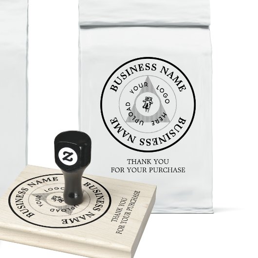 Zakelijke Logo Klanten Bedankt voor je brandmerken Rubberstempel