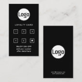 Zakelijke Logo | Koninklijk bedrijvenponslogo Klantenkaartje (Voorkant / Achterkant)