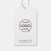 Zakelijke Logo | Labels productprijs Rustic Kraft Cadeaulabel (Voorkant)