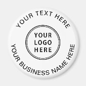 Zakelijke Logo Magneet (Voorkant)