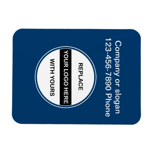 Zakelijke Logo magneten (Horizontaal)