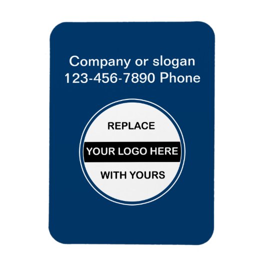 Zakelijke Logo magneten (Verticaal)