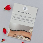 Zakelijke Logo Marketing Schoonheidssalon Spa Flyer