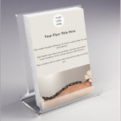 Zakelijke Logo Marketing Schoonheidssalon Spa Flyer