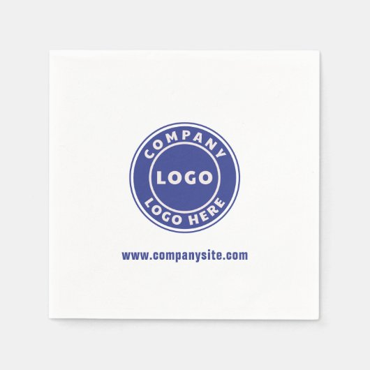 Zakelijke Logo Matching Bedrijfsevenementen Servet (Voorkant)