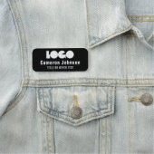 Zakelijke logo Medewerker Magnetische badge Naam t (In situ)