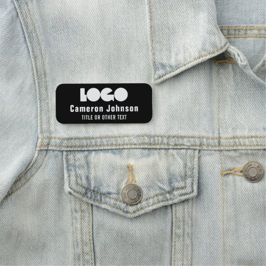 Zakelijke logo Medewerker Magnetische badge Naam t (In situ)