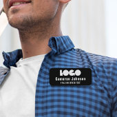 Zakelijke logo Medewerker Magnetische badge Naam t