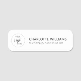 Zakelijke Logo-medewerker Naamplaatje