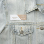 Zakelijke Logo Medewerker Veiligheid Speld Naam Ta Naamplaatje (In situ)