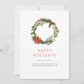 Zakelijke Logo medewerkers en klanten Feestdagenkaart (Voorkant)