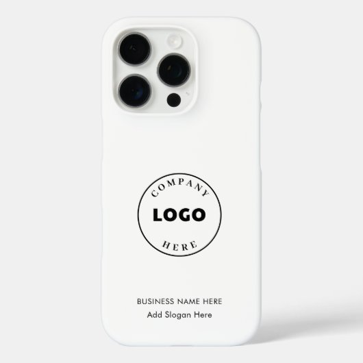 Zakelijke Logo-medewerkers toevoegen Case-Mate iPhone Case (Achterkant)