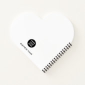 Zakelijke Logo-medewerkers toevoegen Notitieboek (Achterkant)