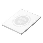 Zakelijke Logo Memo Bericht Dank u Notitieblok (Linkerzijde)