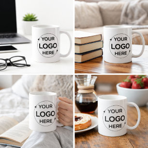 Zakelijke Logo Merkpromotie Koffiemok