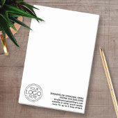 Zakelijke Logo met contactgegevens - Promotie Post-it® Notes