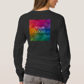 Zakelijke Logo met dubbele zijstandaard lange hoes T-shirt