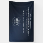 Zakelijke Logo met professionele 5' banner (Verticaal)