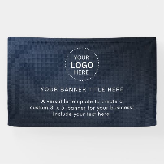 Zakelijke Logo met professionele 5' banner (Horizontaal)