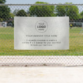 Zakelijke Logo met professionele 5' banner (Insitu)