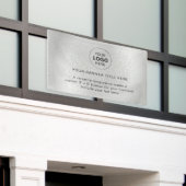 Zakelijke Logo met professionele 5' banner (Buitenkant Gebouw)