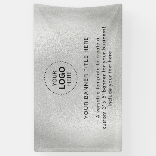 Zakelijke Logo met professionele 5' banner (Verticaal)