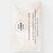 Zakelijke Logo met professionele 5' banner (Verticaal)