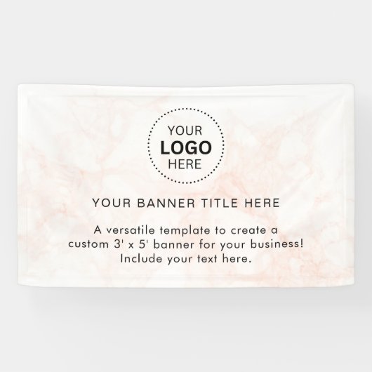 Zakelijke Logo met professionele 5' banner (Horizontaal)