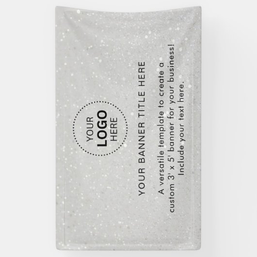 Zakelijke Logo met professionele 5' banner (Verticaal)