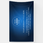 Zakelijke Logo met professionele 5' banner (Verticaal)