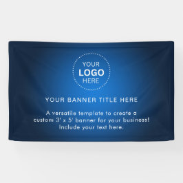 Zakelijke Logo met professionele 5' banner