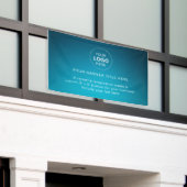 Zakelijke Logo met professionele 5' banner (Buitenkant Gebouw)