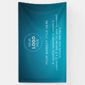 Zakelijke Logo met professionele 5' banner (Verticaal)