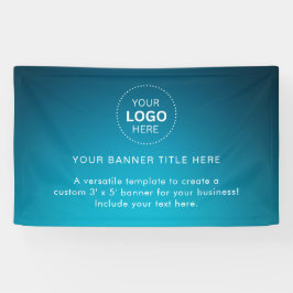 Zakelijke Logo met professionele 5' banner