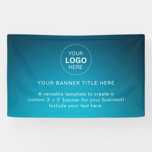 Zakelijke Logo met professionele 5' banner (Horizontaal)