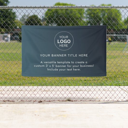 Zakelijke Logo met professionele 5' banner (Insitu)