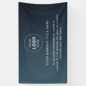 Zakelijke Logo met professionele 5' banner (Verticaal)