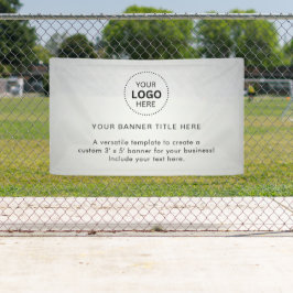 Zakelijke Logo met professionele 5' banner