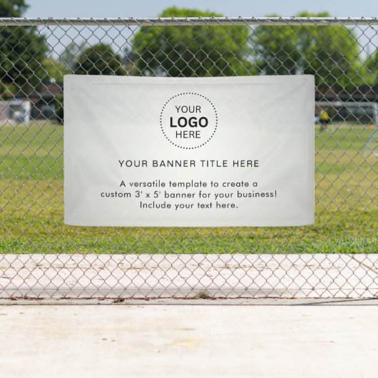 Zakelijke Logo met professionele 5' banner (Insitu)