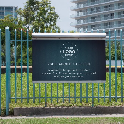 Zakelijke Logo met professionele 5' banner