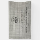 Zakelijke Logo met professionele 5' banner (Verticaal)