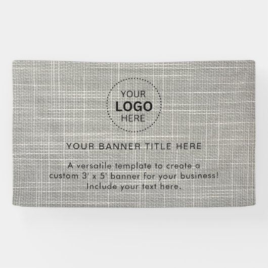 Zakelijke Logo met professionele 5' banner (Horizontaal)