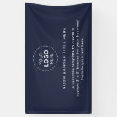 Zakelijke Logo met professionele 5' banner (Verticaal)