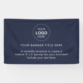 Zakelijke Logo met professionele 5' banner