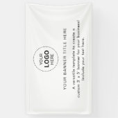 Zakelijke Logo met professionele 5' banner (Verticaal)