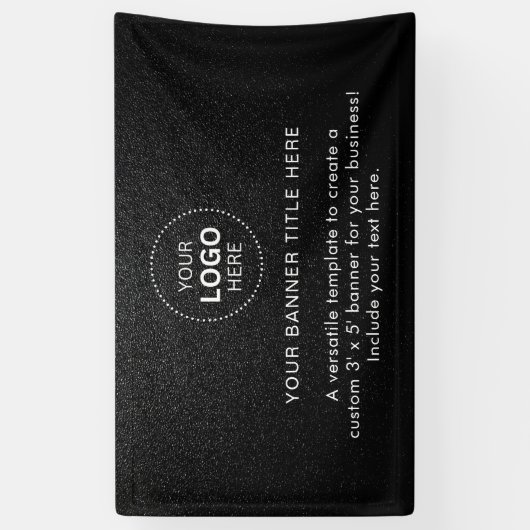 Zakelijke Logo met professionele 5' banner (Verticaal)