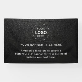 Zakelijke Logo met professionele 5' banner